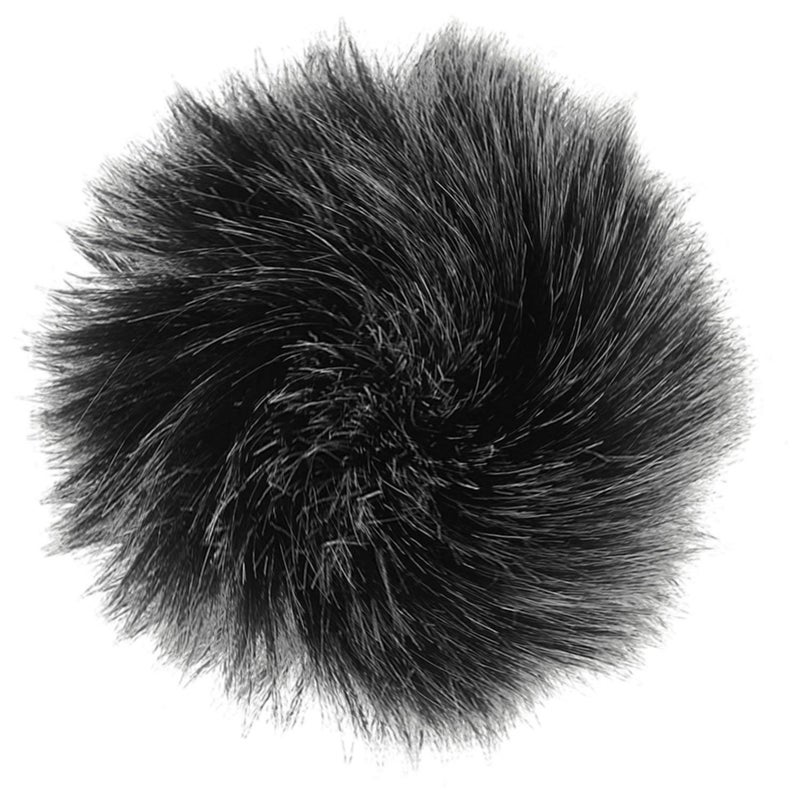 Onwon Outdoor Microphone Furry Windscreen Muff for Most Lavalier Microphones Lapel Headset Microphone Cover (2 Pack) - Image 3